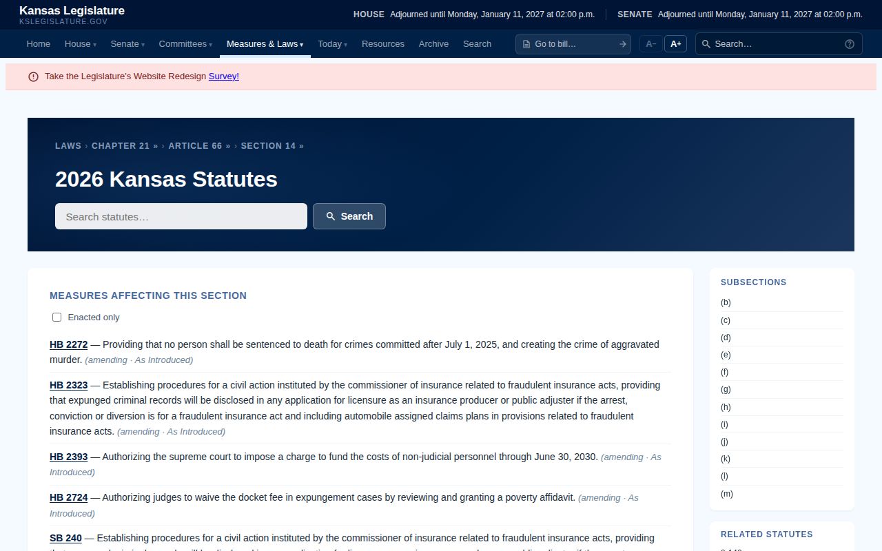 Kansas expungement statute for Marshall County arrest and conviction records
